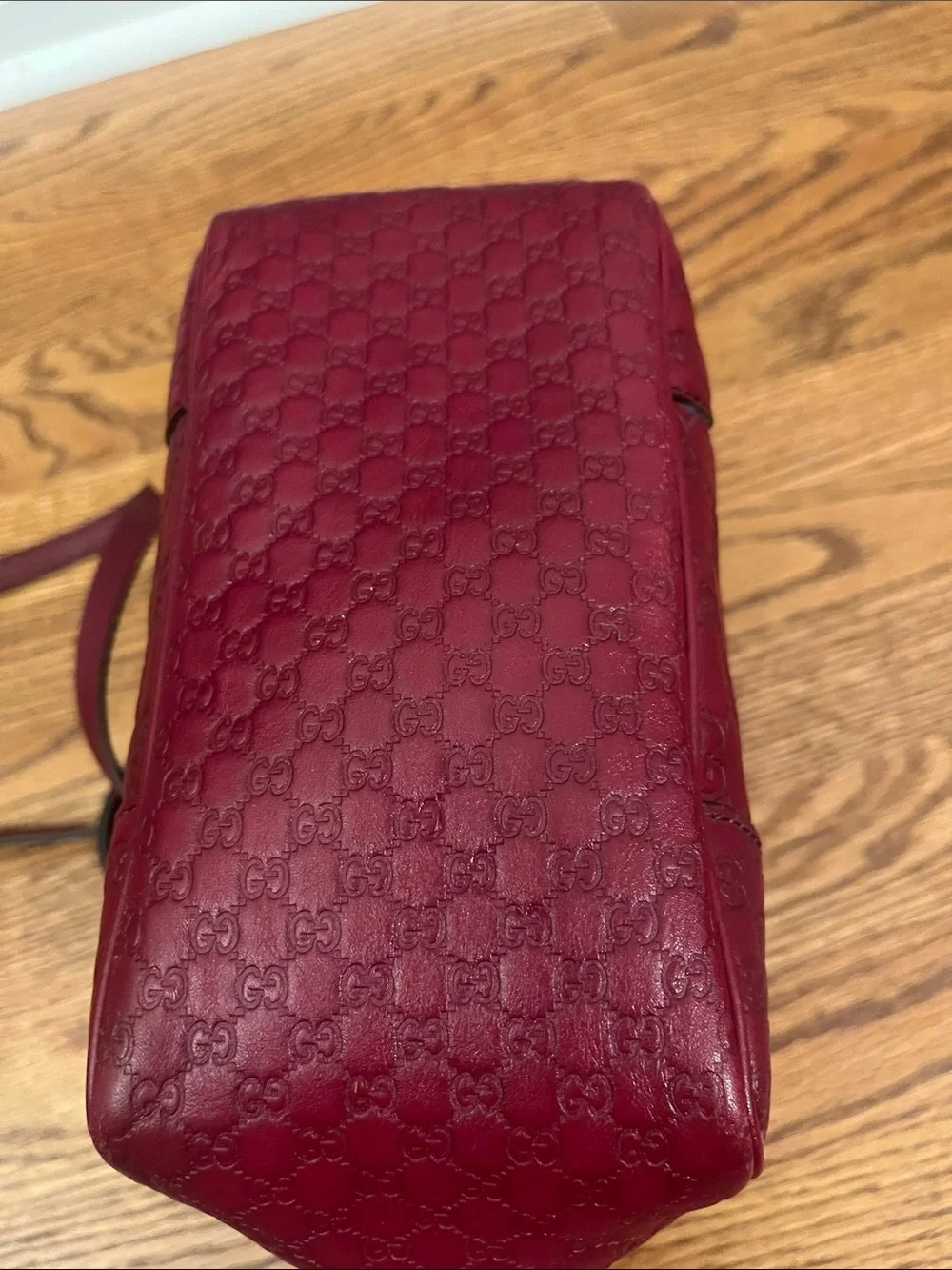 Gucci Small Bree Satchel Maroon Authentic